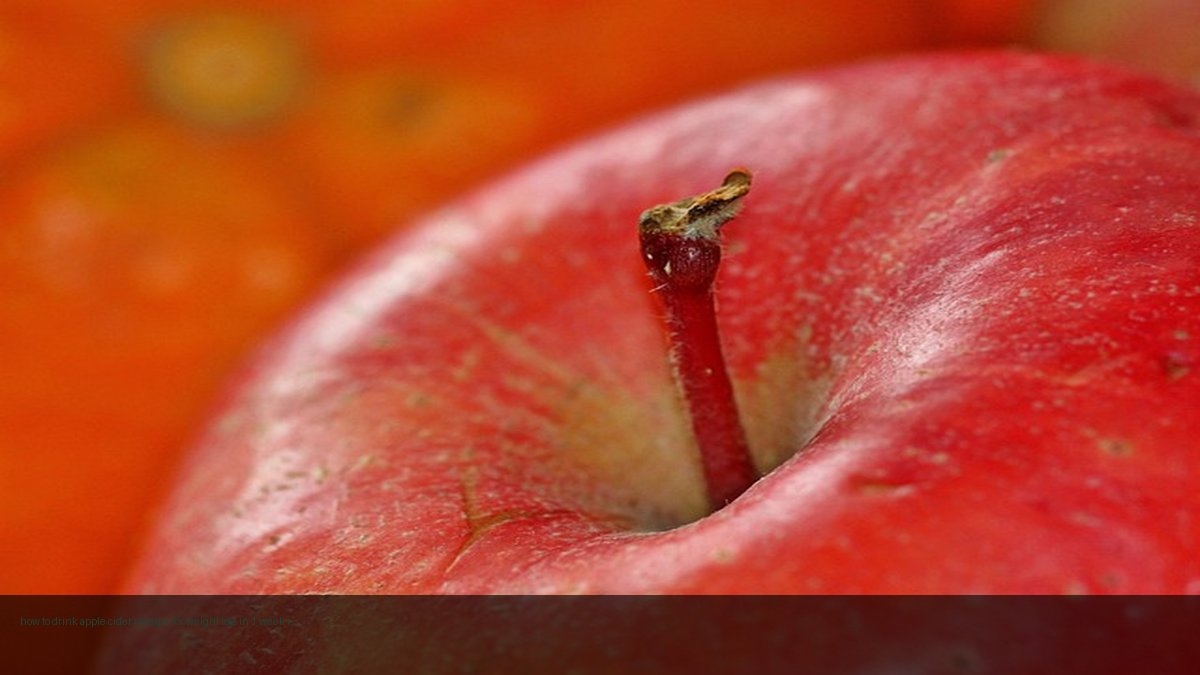 how to drink apple cider vinegar for weight loss in 1 week results